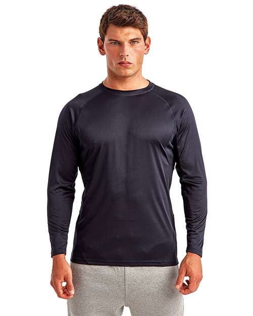 TriDri Unisex Panelled Long Sleeve Tech T-Shirt - TriDri TD050