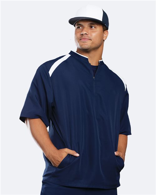 Holloway Men's Clubhouse Short Sleeve Quarter-Zip Pullover - Holloway 229581