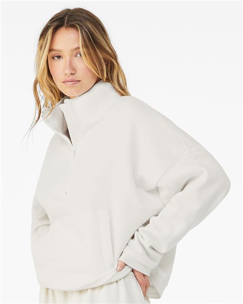 BELLA + CANVAS Women’s Sponge Fleece Half Zip Pullover - BELLA + CANVAS 3953
