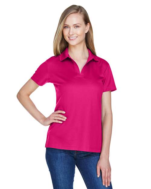 Joe's USA Women's CrownLux Performance® Plaited Polo