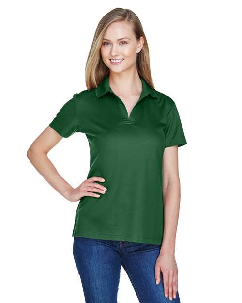 Joe's USA Women's CrownLux Performance® Plaited Polo