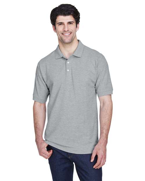 Joe's USA Men's Pima Piqué Polo