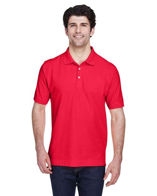 Joe's USA Men's Pima Piqué Polo