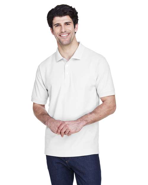 Joe's USA Men's Pima Piqué Polo