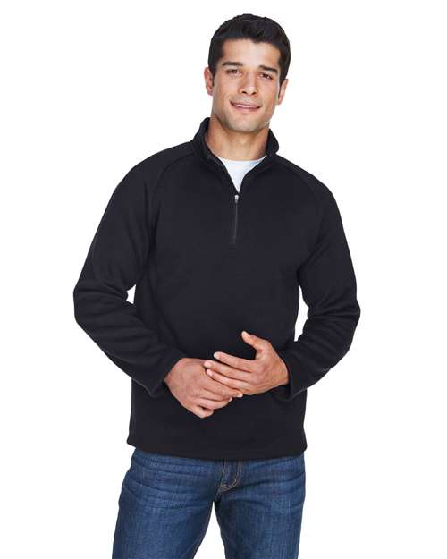 Joe's USA Unisex Bristol Sweater Fleece Quarter-Zip Pullover