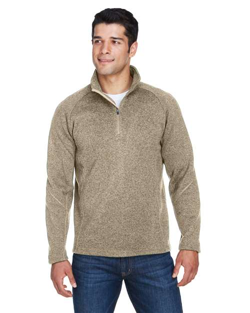 Joe's USA Unisex Bristol Sweater Fleece Quarter-Zip Pullover