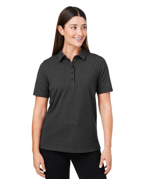 Devon & Jones Women's Crownlux Performance® Geo Polo - Devon & Jones 13247