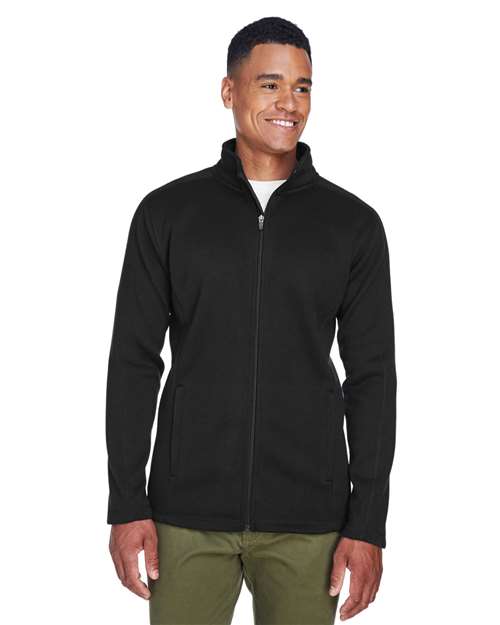 Joe's USA Men's Bristol Full-Zip Sweater Fleece Jacket