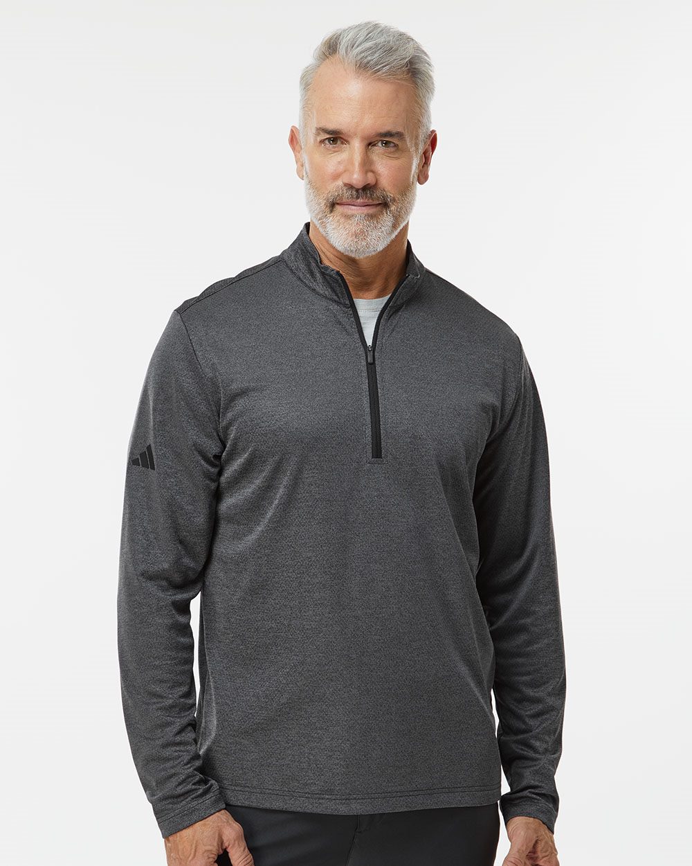 Adidas Men's Space Dyed Quarter-Zip Pullover - Adidas A593