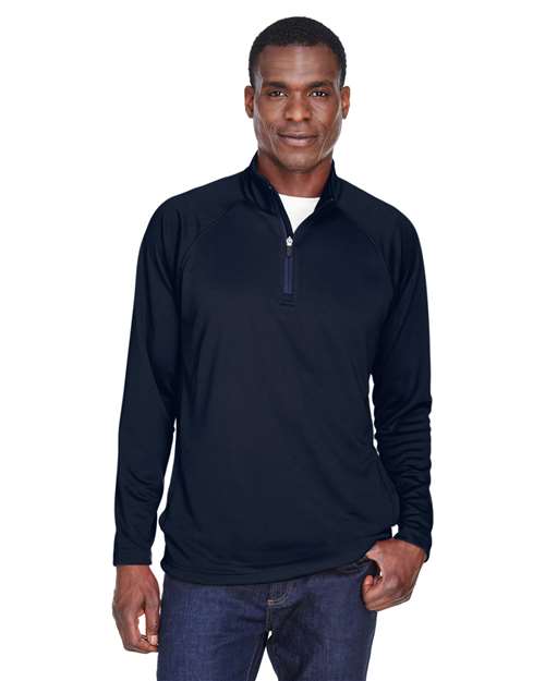 Joe's USA Men's Stretch Tech-Shell® Compass Quarter-Zip Pullover