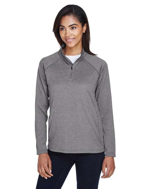 Joe's USA Women's Stretch Tech-Shell® Compass Quarter-Zip Pullover