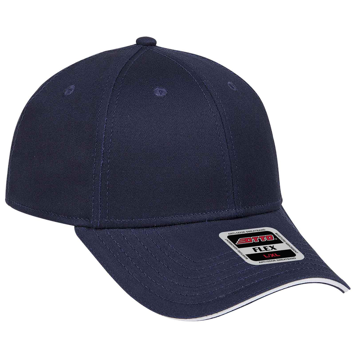 OTTO CAP® OTTO FLEX® Fitted 6 Panel Low Profile Baseball Cap OTTO 12-1163