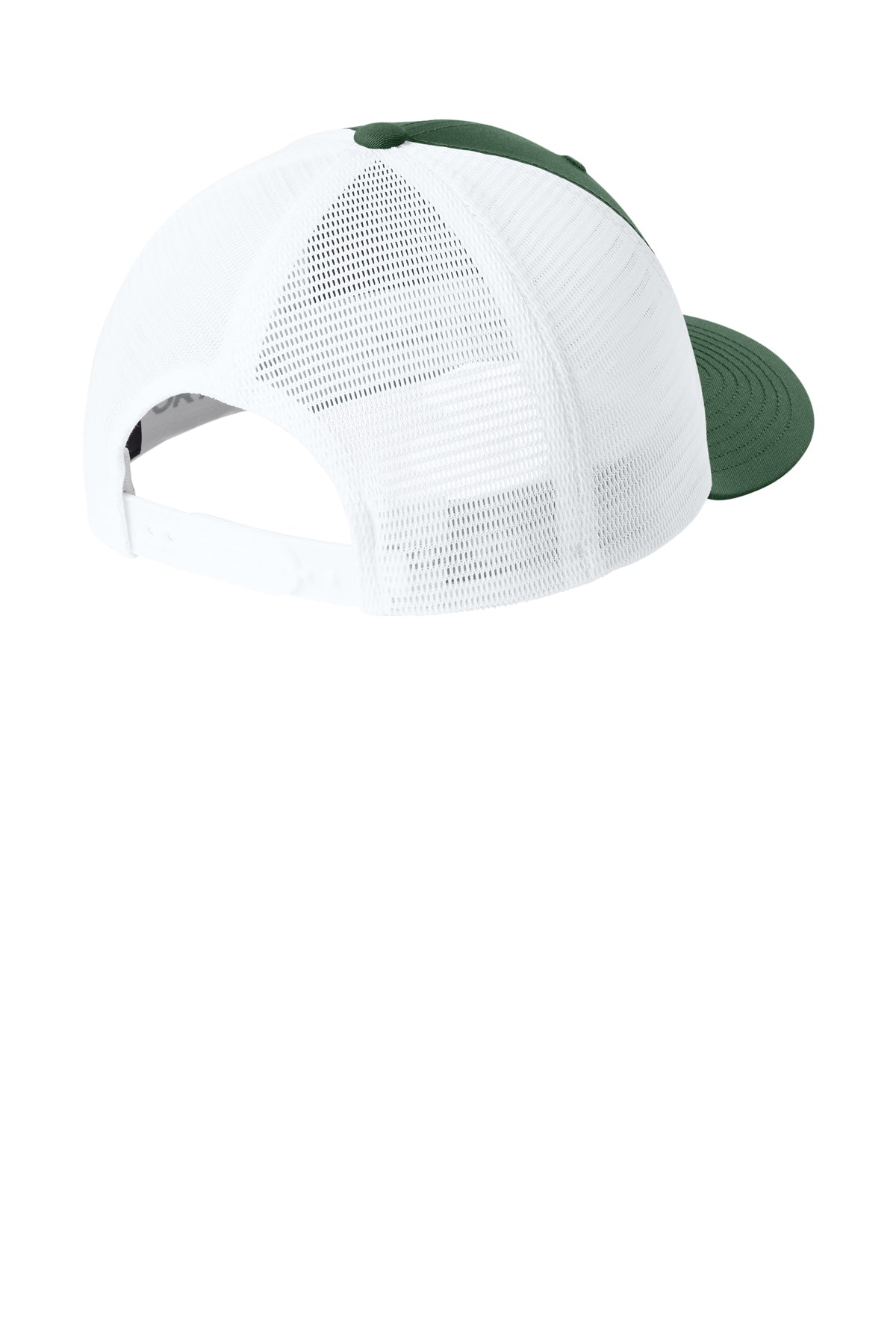 Joes USA Comfort Stretch Snapback Trucker Cap Forest Green/ White Mesh Back