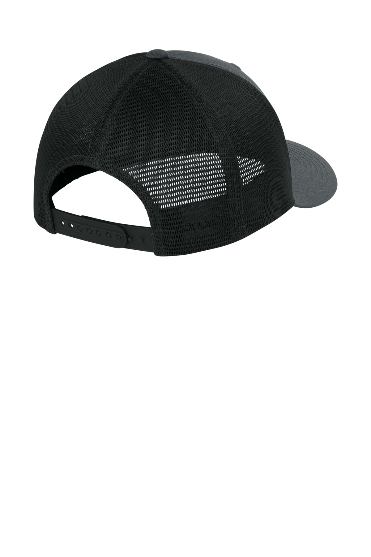 Joes USA Comfort Stretch Snapback Trucker Cap Iron Grey/ Black Mesh Back