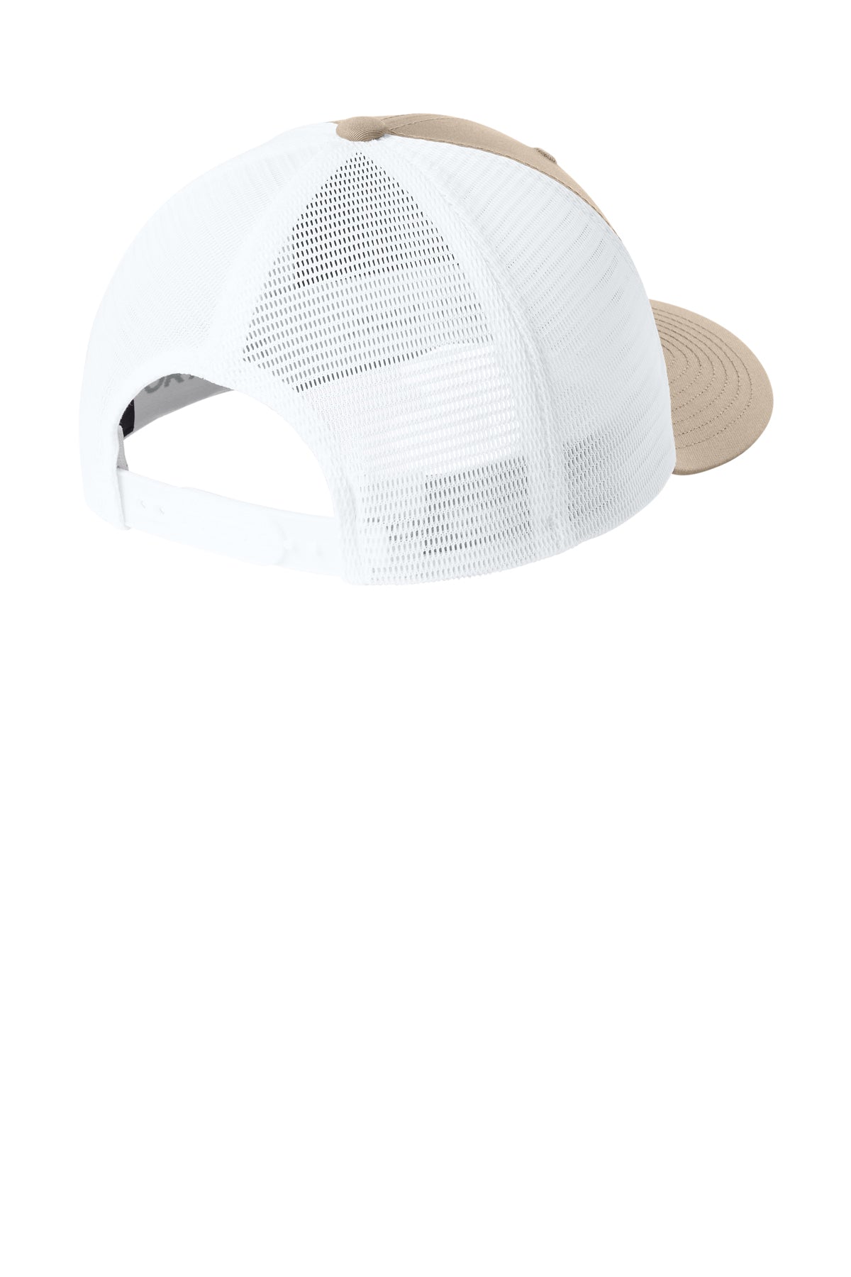 Joes USA Comfort Stretch Snapback Trucker Cap Sahara/ White Mesh Back