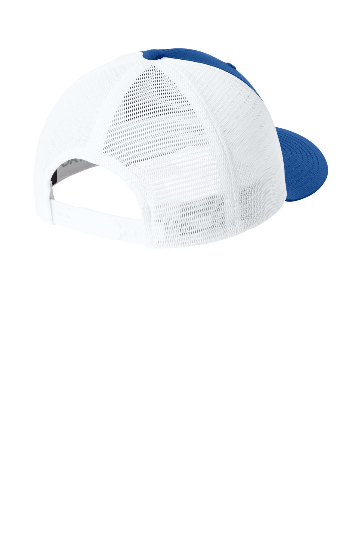 Joes USA Comfort Stretch Snapback Trucker Cap True Royal/ White Mesh Back