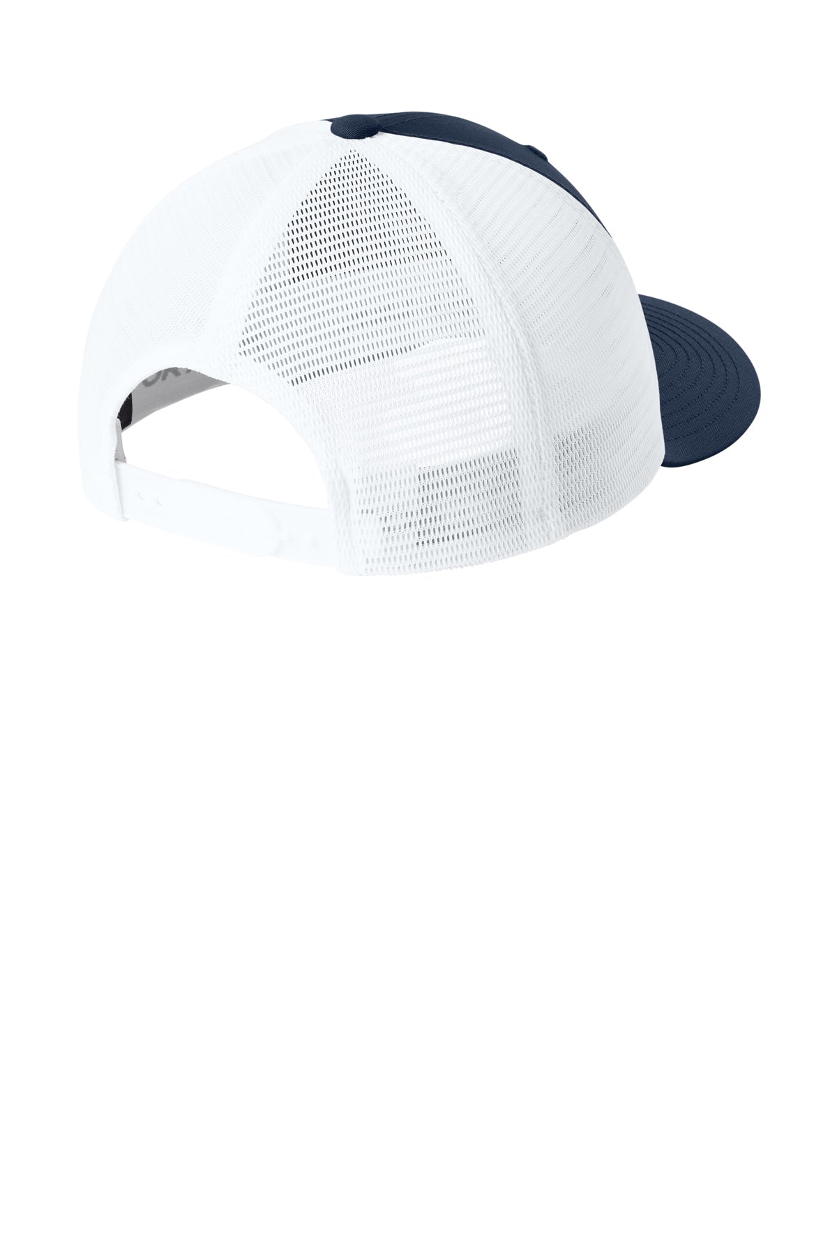 Joes USA Comfort Stretch Snapback Trucker Cap True Navy/ White Mesh Back