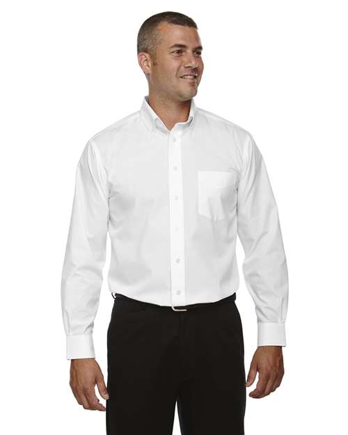 Joe's USA Men's Tall Crown Collection® Broadcloth Woven Dress Shirt