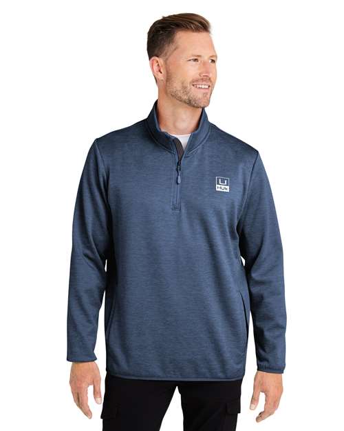 HUK H130098 Men's Coldfront+ Quarter-Zip Pullover