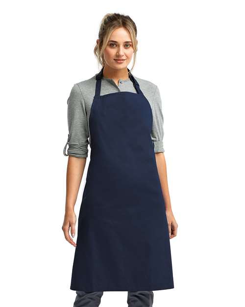 Artisan Collection by Reprime Recycled Bib Apron - Artisan Collection by Reprime RP150 Artisan Collection by Reprime Navy One Size