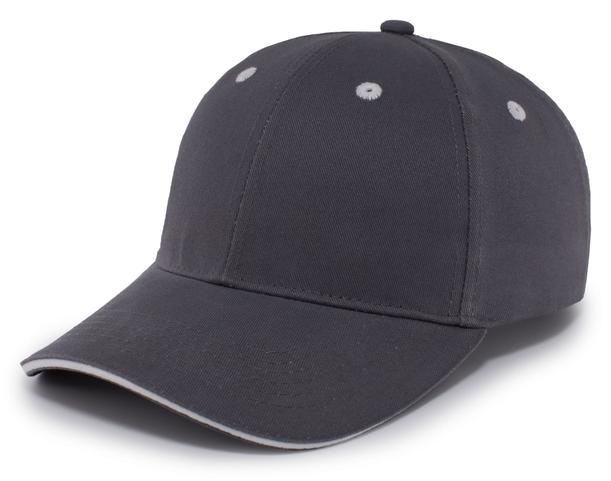 Pacific Headwear Brushed Twill Cap With Sandwich Bill 121C