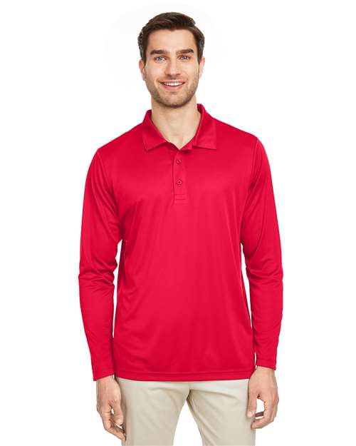 Team 365 Men's Zone Performance Long Sleeve Polo - Team 365 TT51L