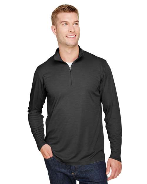 Team 365 Men's Zone Sonic Heather Performance Quarter-Zip Pullover - Team 365 TT31H