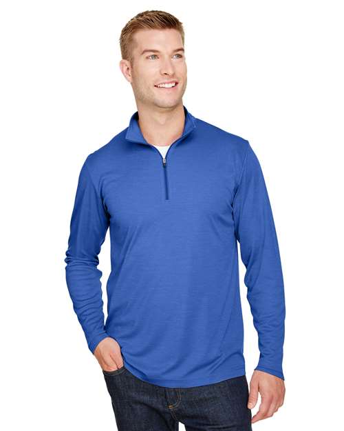 Team 365 Men's Zone Sonic Heather Performance Quarter-Zip Pullover - Team 365 TT31H