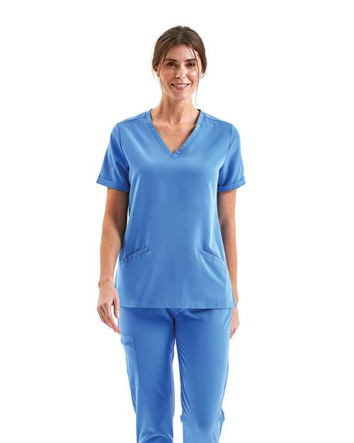 Onna Women's Invincible V-Neck Stretch Scrub Top - Onna NN310