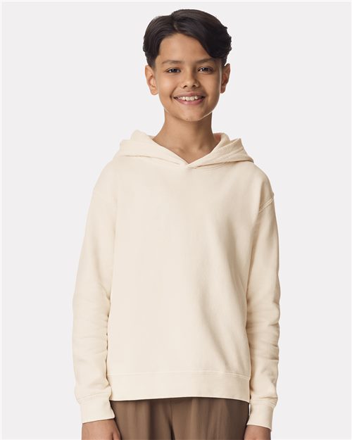 Comfort Colors 1467Y Youth Garment-Dyed Lightweight Fleece Hooded Sweatshirt