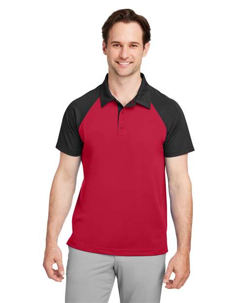 Team 365 Men's Command Snag-Protection Colorblock Polo - Team 365 TT21C