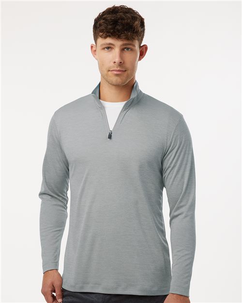 Wholesale All-Sport Performance Men's Pro-Lock Performance Mélange Quarter-Zip Pullover