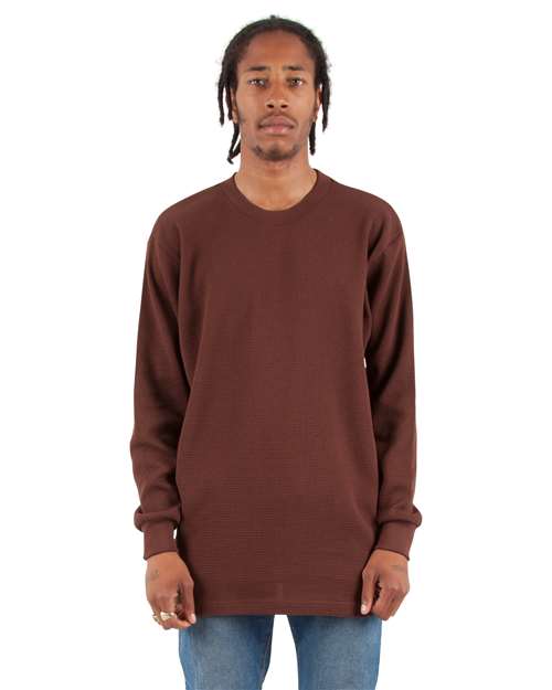 Shaka Wear Unisex Heavyweight Thermal Long Sleeve T-Shirt - Shaka Wear SHTHRM