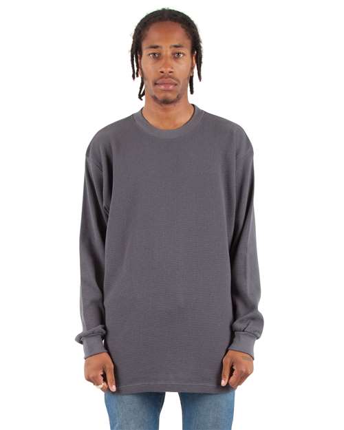Shaka Wear Unisex Heavyweight Thermal Long Sleeve T-Shirt - Shaka Wear SHTHRM