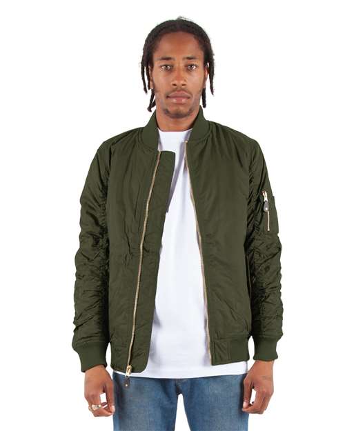 Shaka Wear Unisex Bomber Jacket - Shaka Wear SHBJ