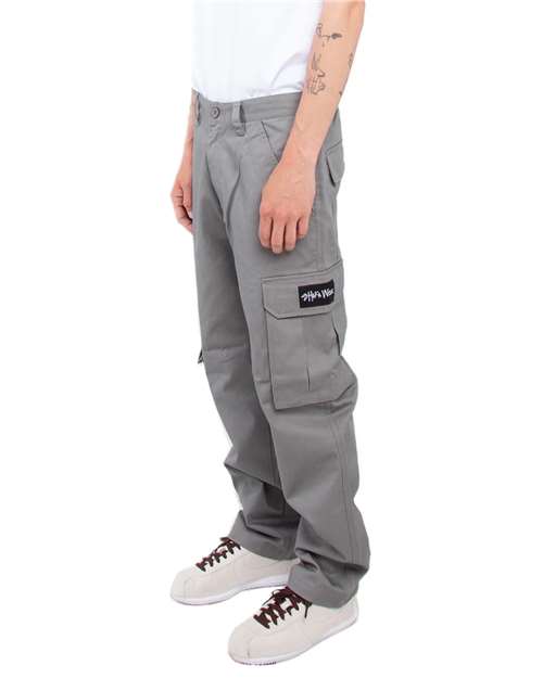 Shaka Wear Unisex Twill Cargo Pants - Shaka Wear SHSPCP