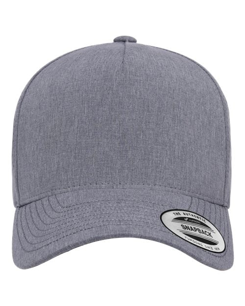 YP Classics Five-Panel Snapback with Perforated Cap - Yupoong 5389AP