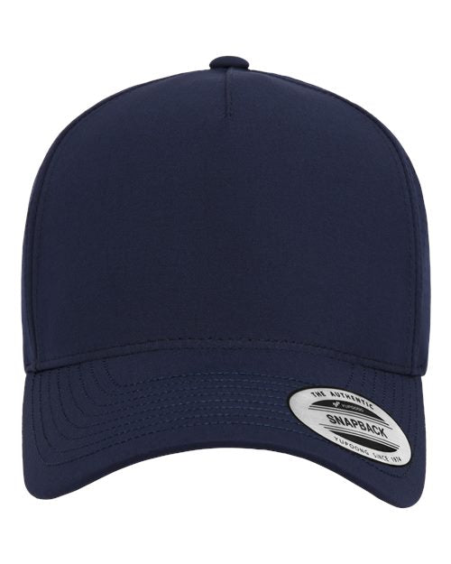 YP Classics Five-Panel Snapback with Perforated Cap - Yupoong 5389AP