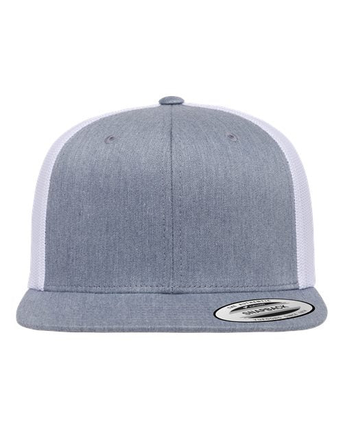 YP Classics Retro High Profile Trucker Cap - Yupoong 6609