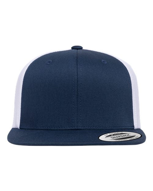 YP Classics Retro High Profile Trucker Cap - Yupoong 6609