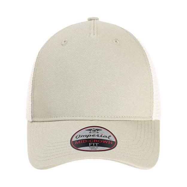 Imperial The Gambit Mesh Back Cap - Imperial X240M Imperial Stone Khaki/ Stone Adjustable