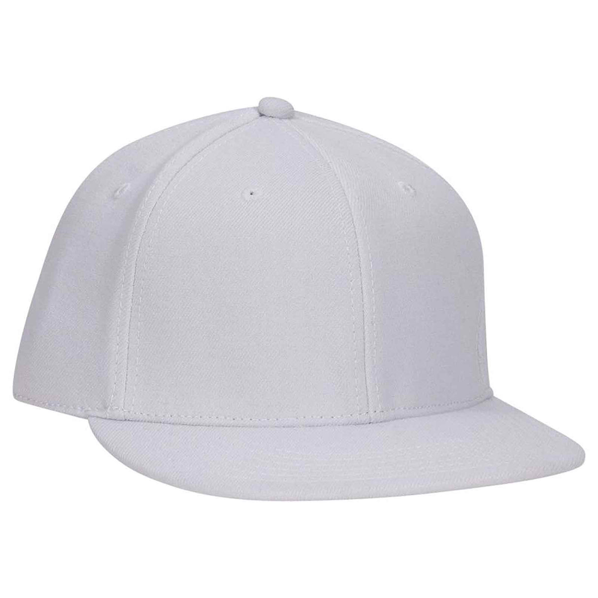 OTTO CAP® OTTO FLEX® Fitted 6 Panel Mid Profile Flat Visor Baseball Cap OTTO 13-680