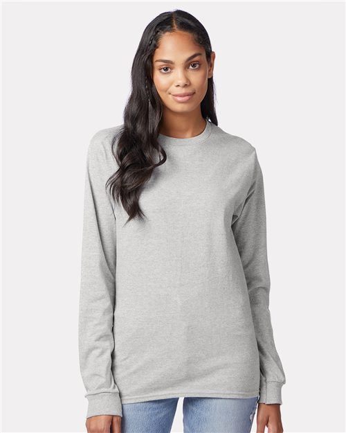 Hanes 5586 Authentic Long Sleeve T-Shirt