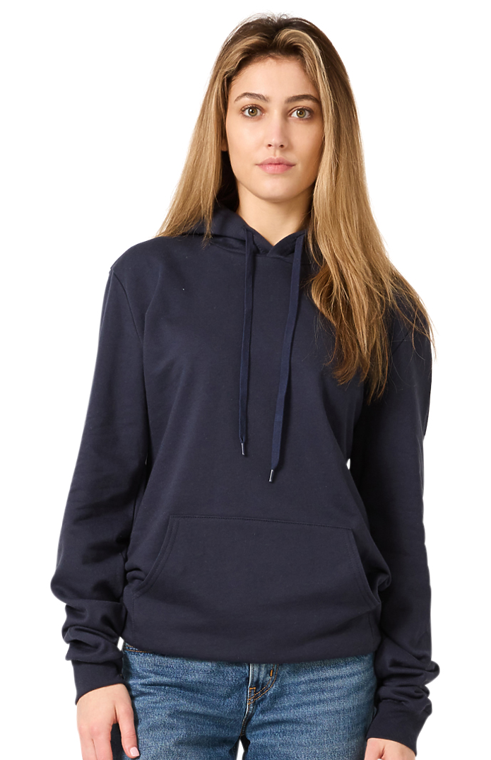 Royal Apparel 13155 Unisex Cotton Pullover Hoodie - Navy