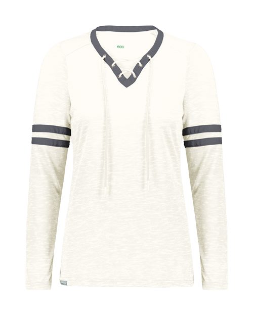 Holloway Women's Eco Revive™ Monterey Long Sleeve V-Neck T-Shirt - Holloway 223246