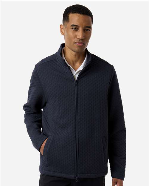Joe's USA Men's Berkley Textured Full-Zip Jacket