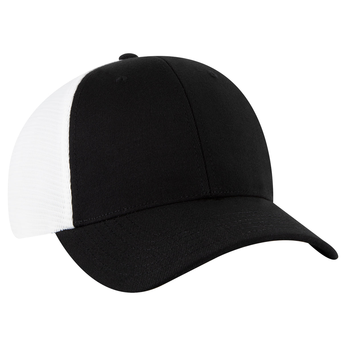 OTTO CAP® OTTO FLEX® Fitted 6 Panel Low Profile Mesh Back Trucker Hat OTTO 135-1