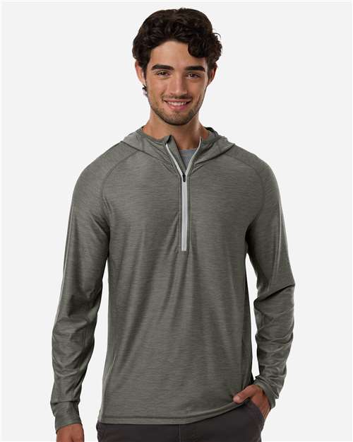 HUK H1200668 Men's Atoll Half-Zip Hooded Pullover