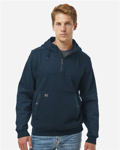DRI DUCK Men's Mission Quarter-Zip Hooded Pullover - DRI DUCK 7349