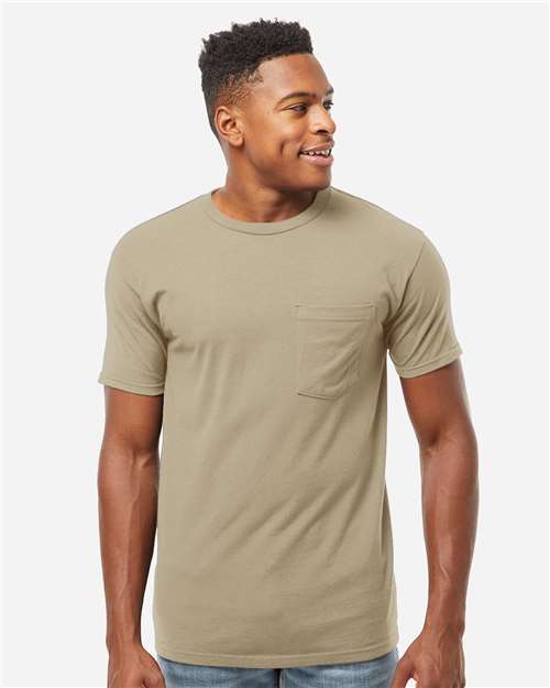 Tultex Unisex Heavyweight Jersey Pocket T-Shirt - Tultex 293
